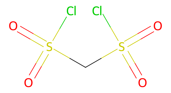 メタンジスルホニルジクロリド の化学構造