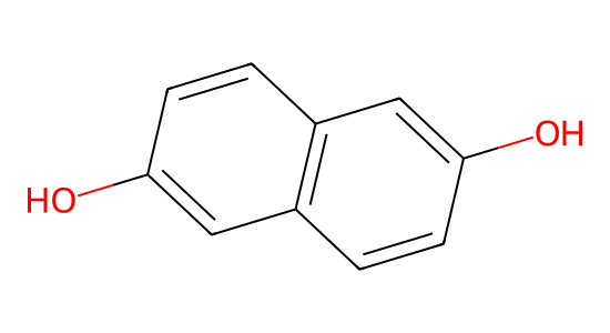 2,6-ジヒドロキシナフタレン の化学構造