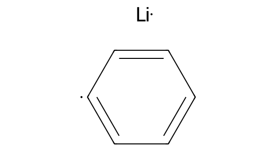フェニルリチウム (n-ブチルエーテル溶液) の化学構造
