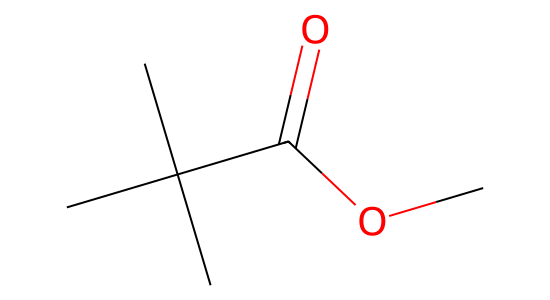 ピバル酸メチル の化学構造