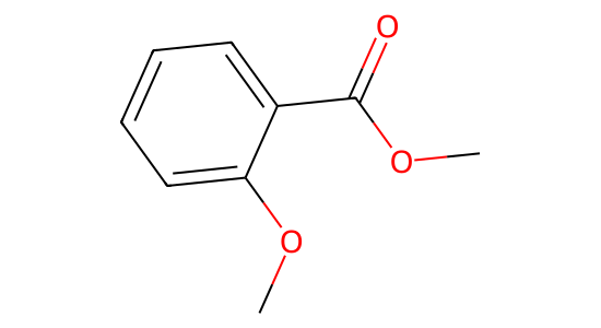 o-アニス酸メチル の化学構造