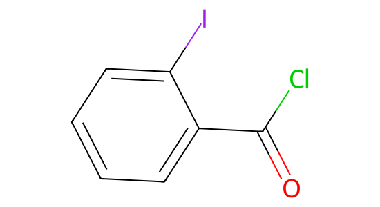 2-ヨードベンゾイルクロリド の化学構造