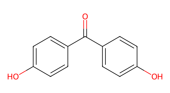 4,4'-ジヒドロキシベンゾフェノン の化学構造