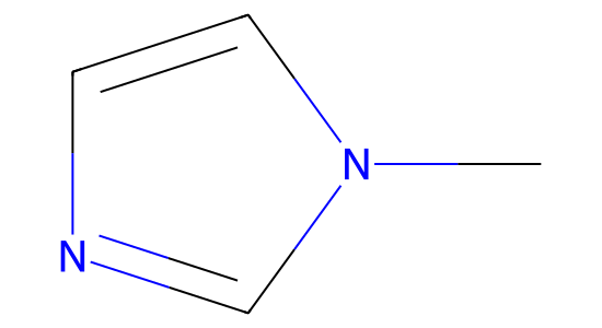 1-メチルイミダゾール の化学構造