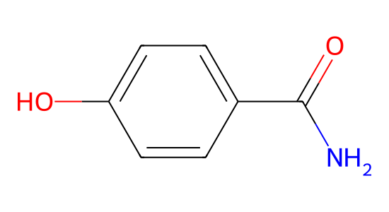 4-ヒドロキシベンズアミド の化学構造