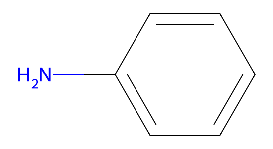 アニリン の化学構造
