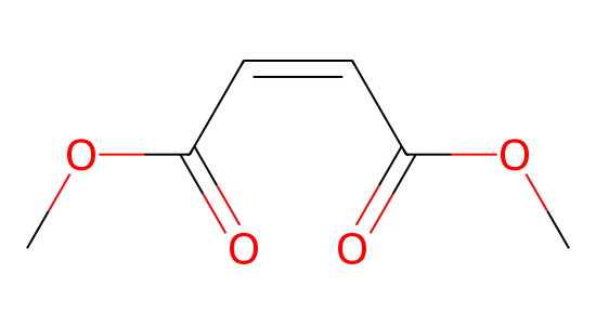 マレイン酸ジメチル の化学構造
