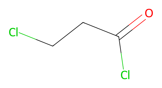 3-クロロプロピオニルクロリド の化学構造