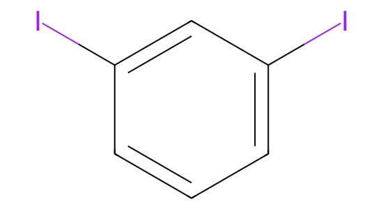 1,3-ジヨードベンゼン の化学構造