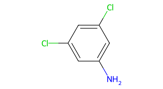 3,5-ジクロロアニリン の化学構造