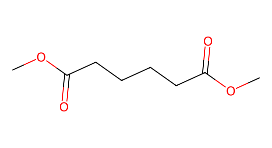 アジピン酸ジメチル の化学構造