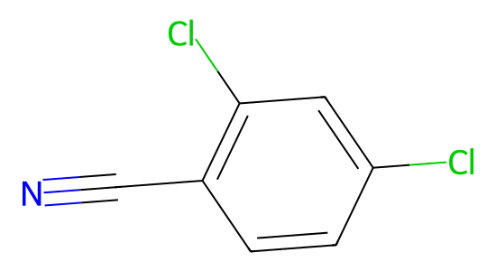 2,4-ジクロロベンゾニトリル の化学構造