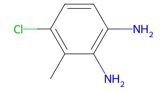 6-クロロ-2,3-ジアミノトルエン の化学構造