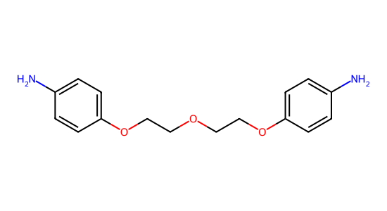 4,4’-[オキシビス(エチレンオキシ)]ジアニリン の化学構造
