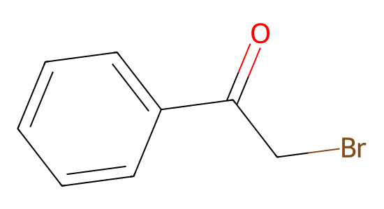 2-ブロモアセトフェノン の化学構造
