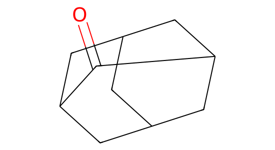 2-アダマンタノン の化学構造
