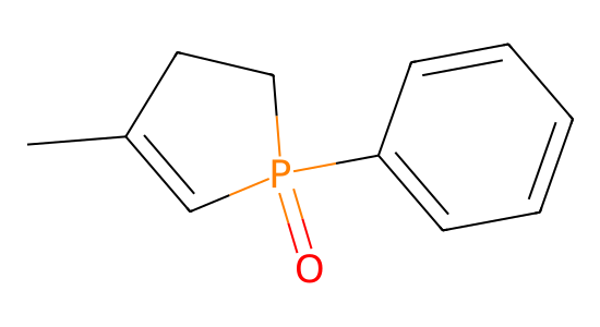 3-メチル-1-フェニル-2-ホスホレン1-オキシド の化学構造