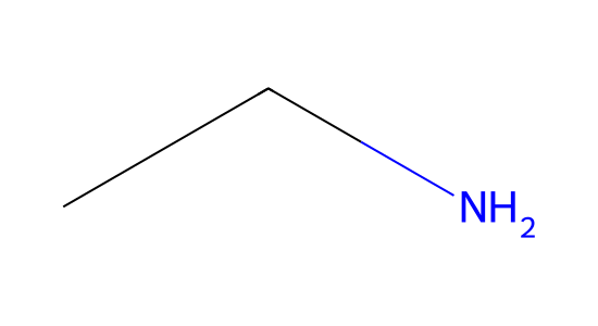 エチルアミン の化学構造
