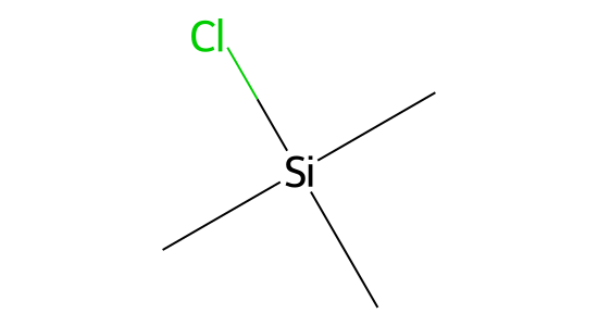 クロロトリメチルシラン の化学構造