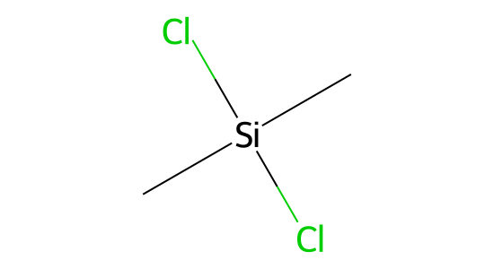 ジクロロジメチルシラン の化学構造
