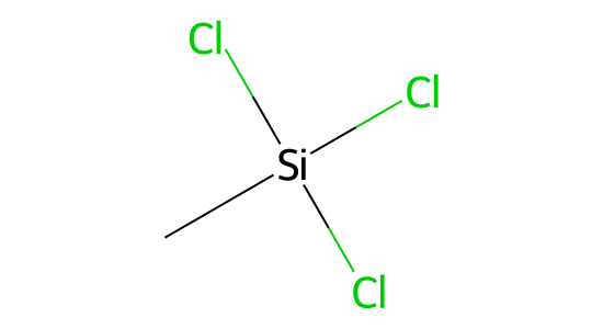 トリクロロ(メチル)シラン の化学構造