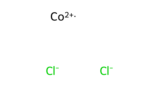 無水塩化コバルト の化学構造