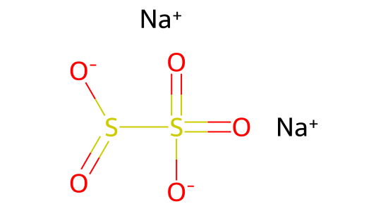 無水重亜硫酸ソーダ の化学構造