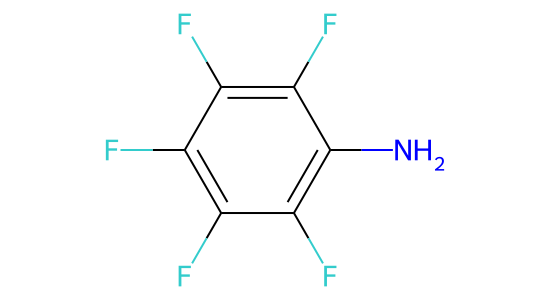 ペンタフルオロアニリン の化学構造