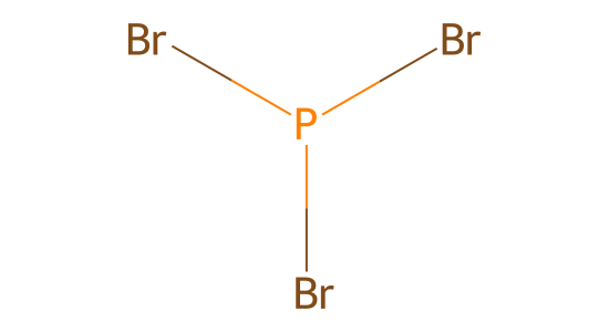 三臭化りん の化学構造