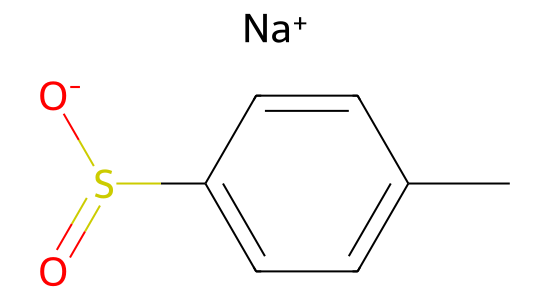 p-トルエンスルフィン酸ナトリウム の化学構造