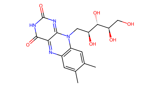リボフラビン の化学構造