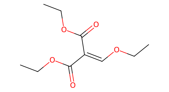 エトキシメチレンマロン酸ジエチル の化学構造