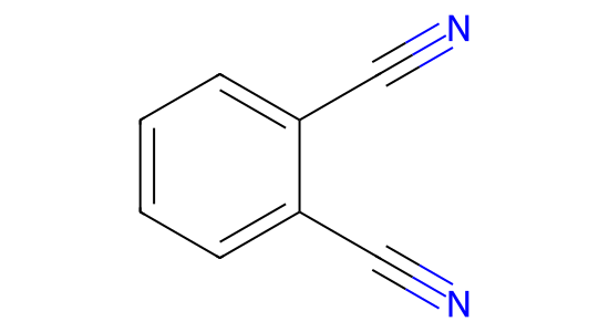 o-フタロニトリル の化学構造
