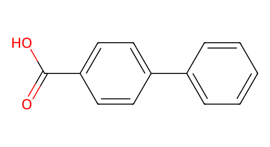 4-フェニル安息香酸 の化学構造