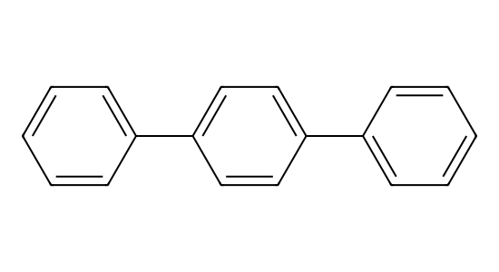 p-ターフェニル の化学構造