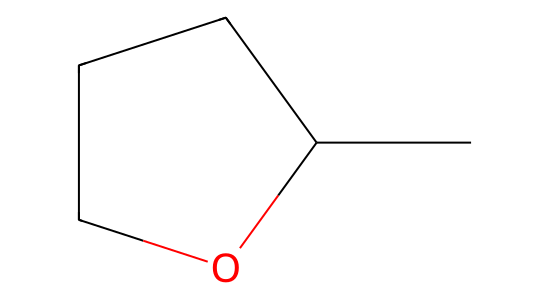 2-メチルテトラヒドロフラン の化学構造