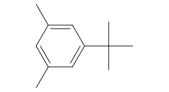 5-tert-ブチル-m-キシレン の化学構造