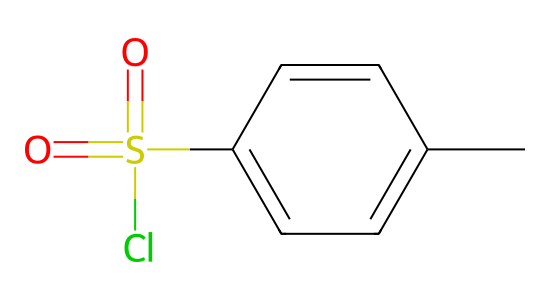 p-トルエンスルホニルクロリド の化学構造