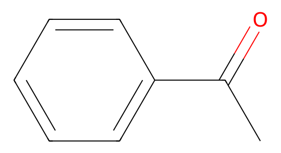 アセトフェノン の化学構造