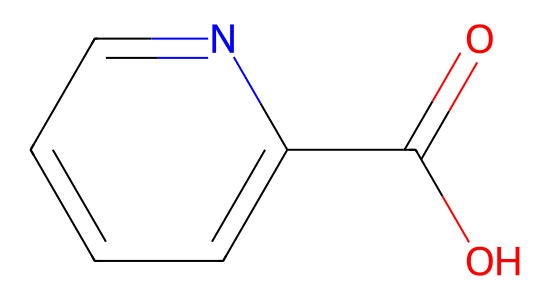 ピコリン酸 の化学構造