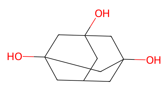 1,3,5-アダマンタントリオール の化学構造