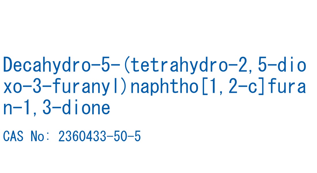 Decahydro-5-(tetrahydro-2,5-dioxo-3-furanyl)naphtho[1,2-c]furan-1,3-dione CAS No. 2360433-50-5